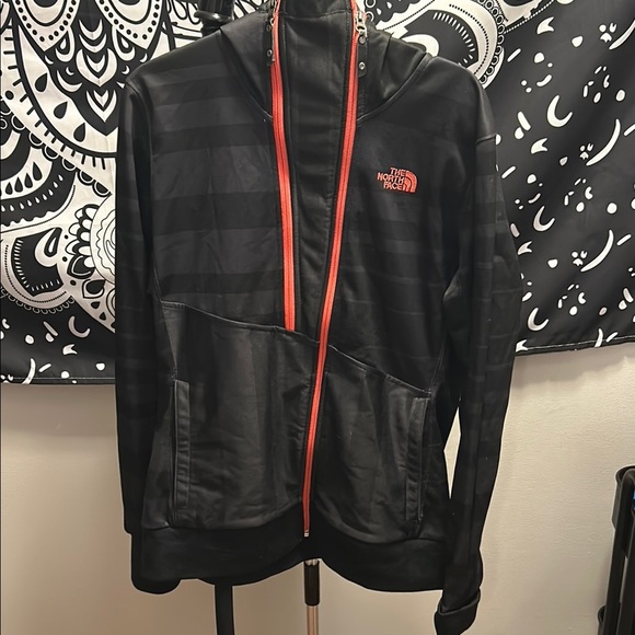 The North Face Black and Red Women's Hoodie - Picture 3 of 10